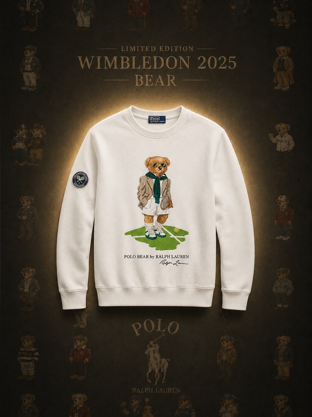 Polo by Ralph Lauren Wimbledon Polo Bear Sweatshirt 2025